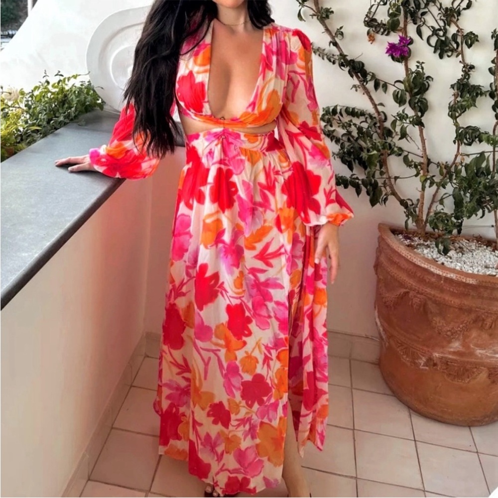 Hello Molly Spring Sunsets Maxi Dress